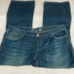 Seven7 Luxe Jeans Boot Cut Size 24